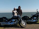 16-10-2016 Fotoshoot Kawasaki VN900 en Yamaha Dragstar