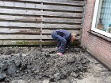 28-03-2020 Renovatie achtertuin met schuur en overkapping